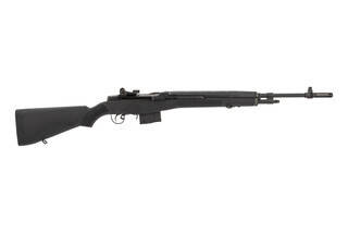 Springfield M1A semi-automatic .308 Winchester rifle, black.
